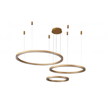 Люстра Crystal Lux FORTUNA SP158W LED D400+600+800 GOLD