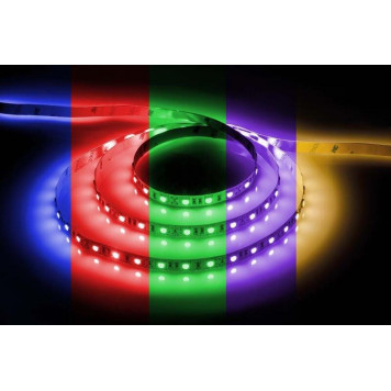 Комплект светодиодной ленты 12V Feron 14,4W/m RGB 60SMD 5050 IP20 3m с контроллером и блоком питания LS606