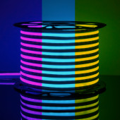 Гибкий неон LS001 220V RGB 12W 80Led 5050 IP67 односторонний