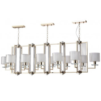 Люстра Crystal Lux NICOLAS SP12 L1600 GOLD/WHITE