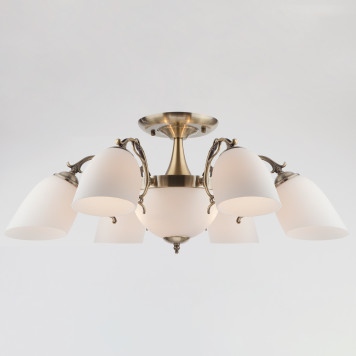 Люстра Eurosvet Ariele 22010/6+2 античная бронза