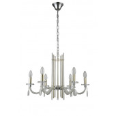 Люстра Crystal Lux AURELIO SP6 GOLD+CHROME/TRANSPARENT