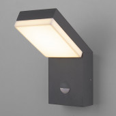 Уличный светильник Elektrostandard 1541 TECHNO LED с датчиком движения Серый