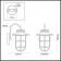 Уличный светильник Odeon Light Helm 4171/1W