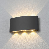 Уличный LED светильник Elektrostandard 1551 TECHNO TWINKY TRIO серый