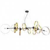 Подвесной светильник Crystal Lux ARMONICA SP8 BLACK/BRASS V2