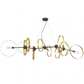 Подвесной светильник Crystal Lux ARMONICA SP8 BLACK/BRASS V2