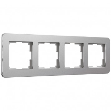 Рамка Platinum на 4 поста (алюминий) Werkel W0042606