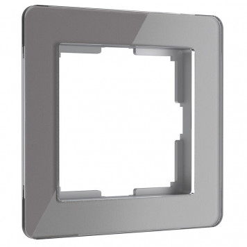 Рамка Acrylic на 1 пост (графит) Werkel W0012704