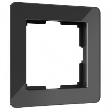 Рамка Acrylic на 1 пост (черный) Werkel W0012708