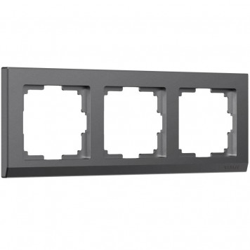 Рамка на 3 поста Stark (графит матовый) Werkel W0031864