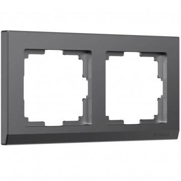Рамка на 2 поста Stark (графит матовый) Werkel W0021864
