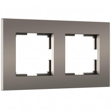 Рамка на 2 поста Slab (бронза матовый) Werkel W0022963