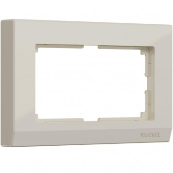 Рамка для двойной розетки (слоновая кость) Werkel W0081803