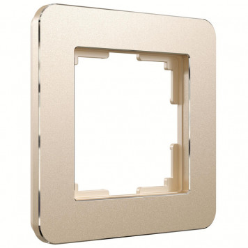 Рамка Platinum на 1 пост (шампань) Werkel W0012611