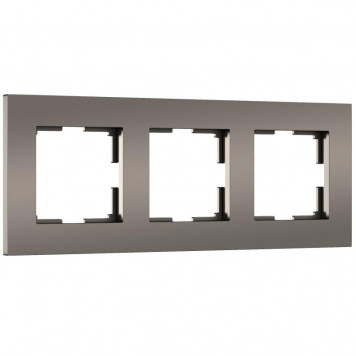 Рамка на 3 поста Slab (бронза матовый) Werkel W0032963